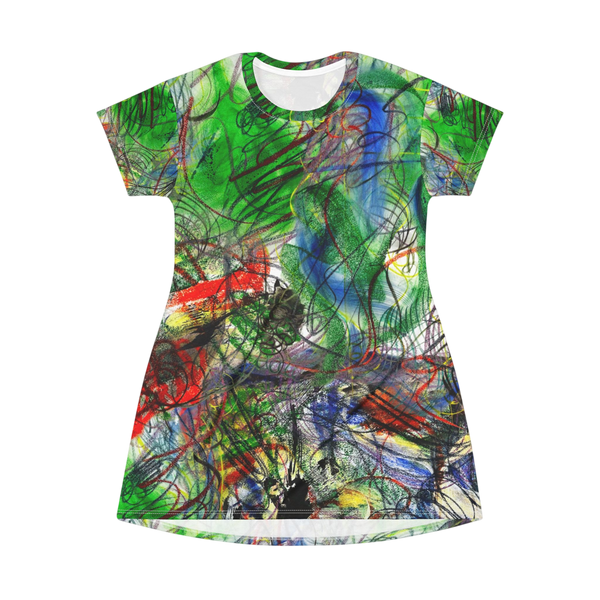 Scribblecore T-Shirt Dress