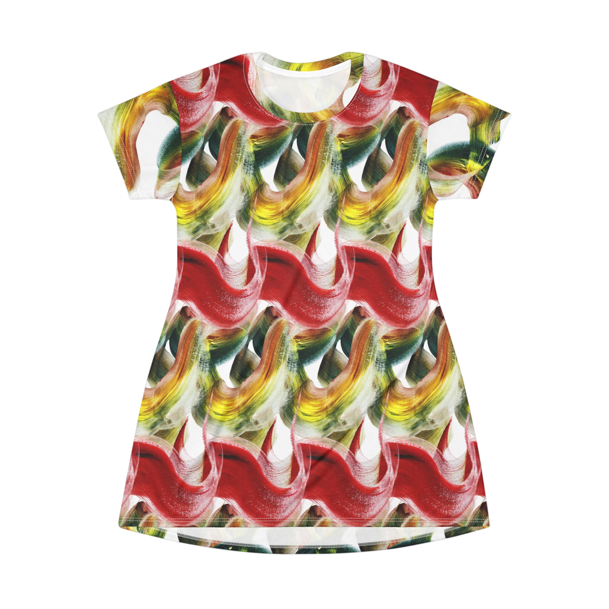 Scribblecore Wavy T-shirt dress