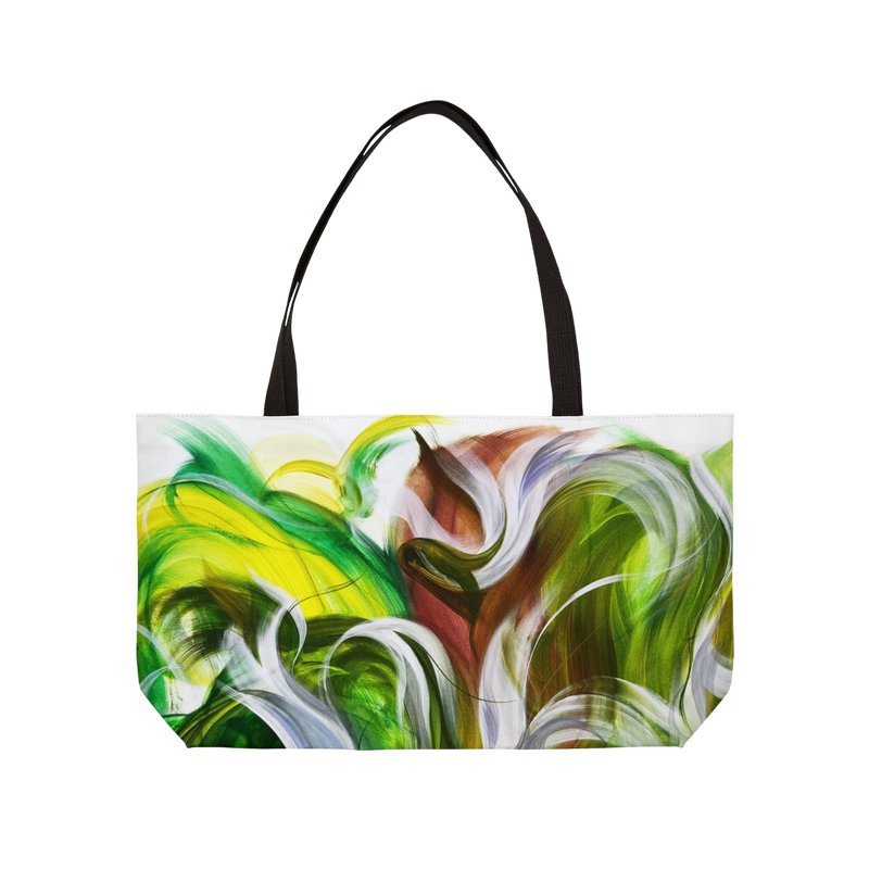 Green Swoon Weekender Tote Bag