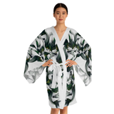 Green Brushstroke Kimono