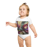 Purple Swoon Baby Bodysuit