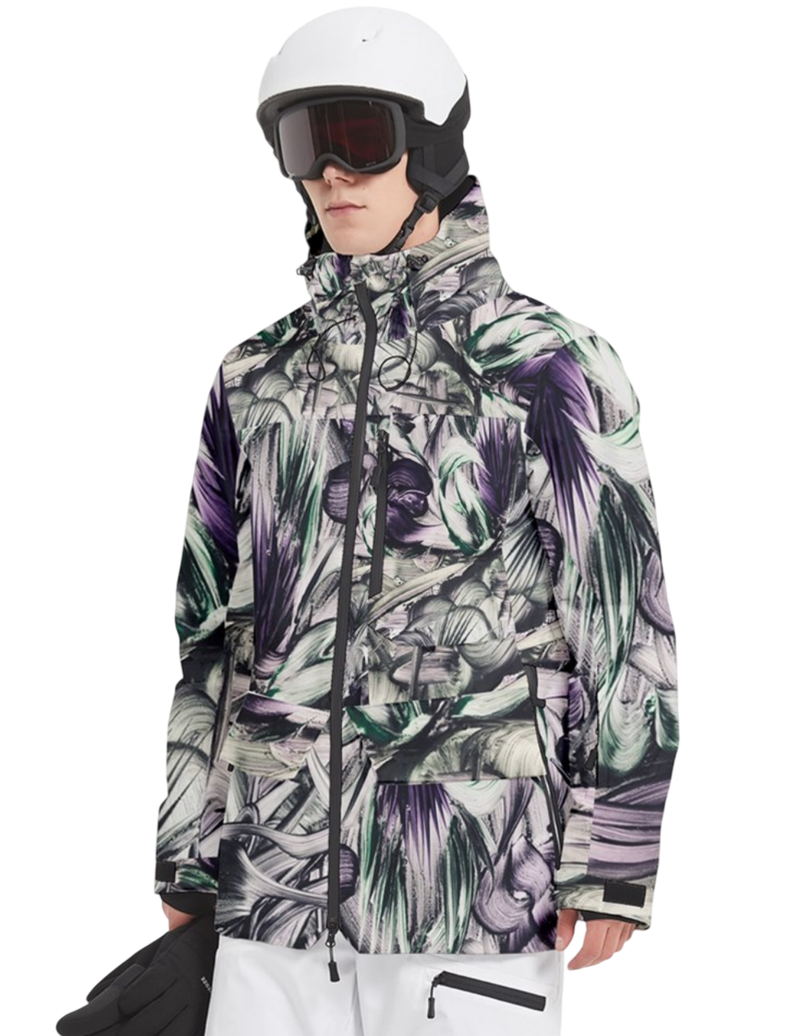 Purple Thorns Ski Jacket