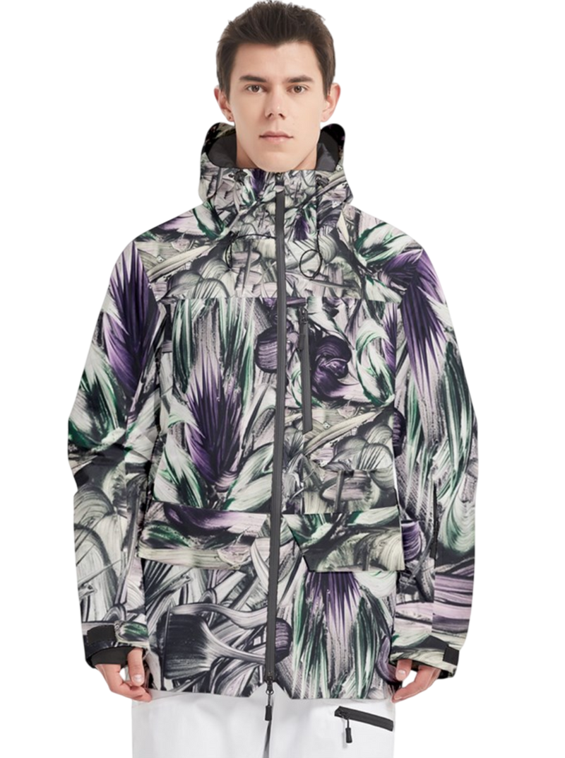 Purple Thorns Ski Jacket