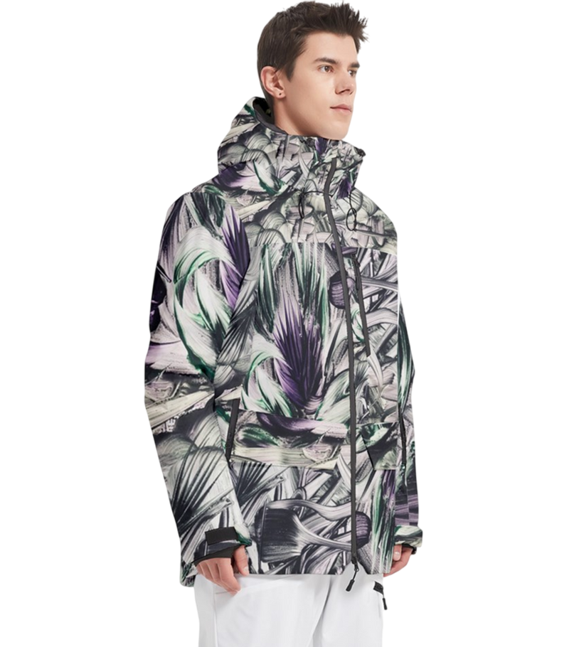 Purple Thorns Ski Jacket