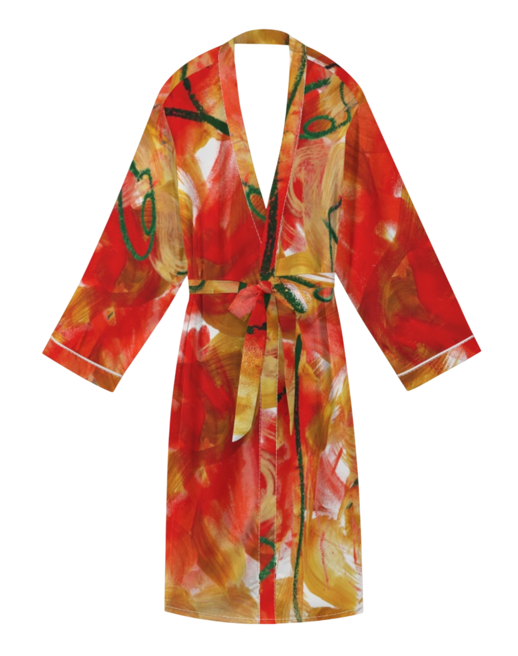 Immolation Satin Robe