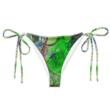 Scribblecore Green bikini bottom