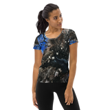 Andromeda Galaxy Women's Athletic T-shirt