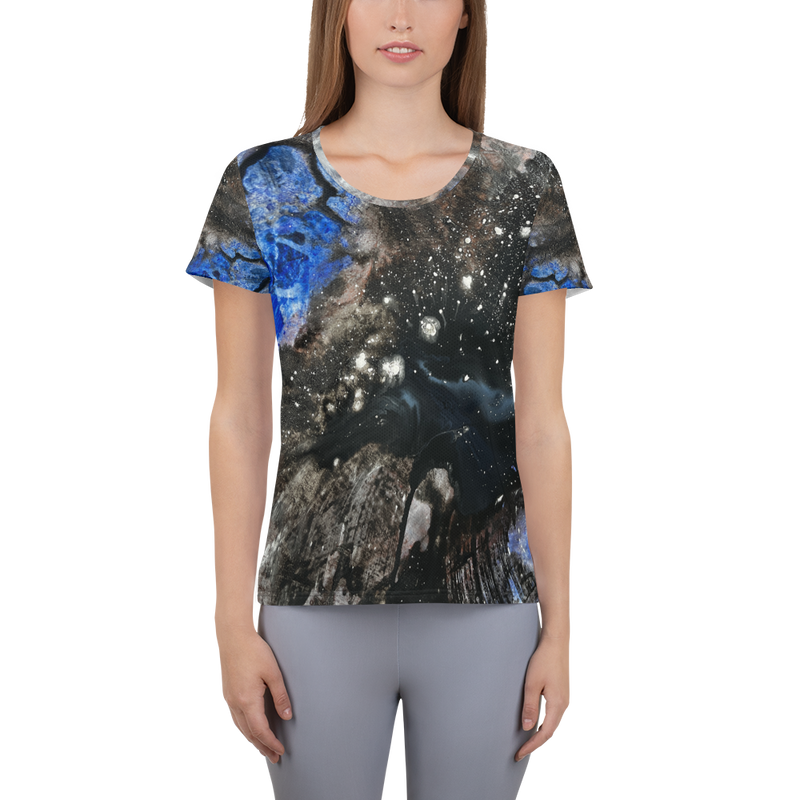 Andromeda Galaxy Women's Athletic T-shirt