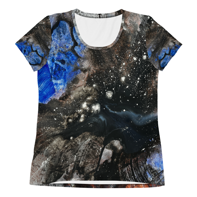 Andromeda Galaxy Women's Athletic T-shirt