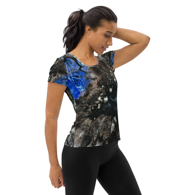 Andromeda Galaxy Women's Athletic T-shirt