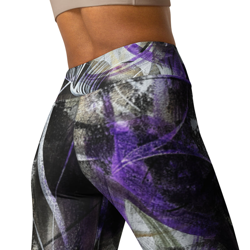 Purple Inkstream Leggings