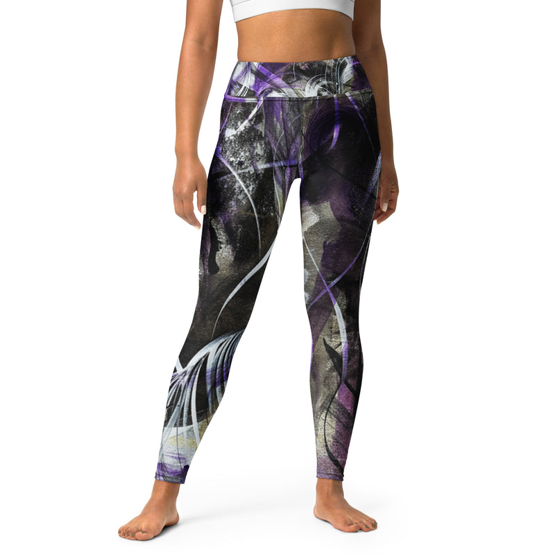 Purple Inkstream Leggings