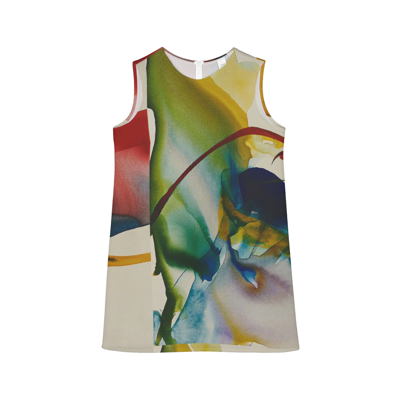 Watercolor Contour Classic Shift Dress